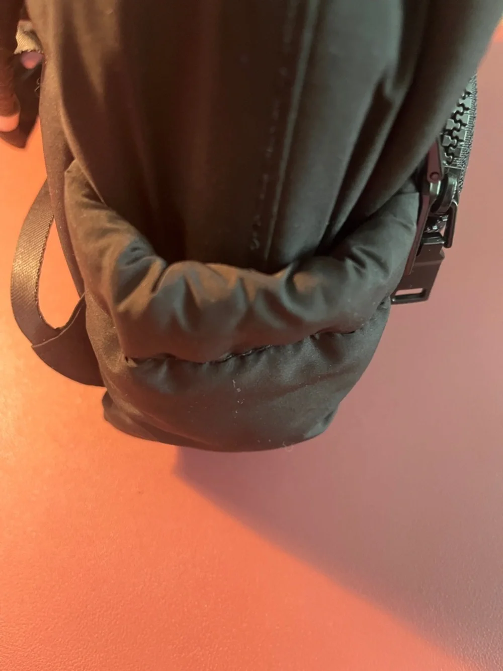 No Boundaries Black Padded Mini Backpack